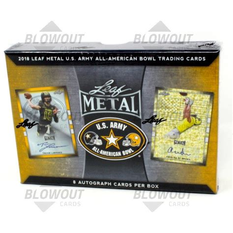 2018 leaf metal us army all-american football box|2018 Leaf All.